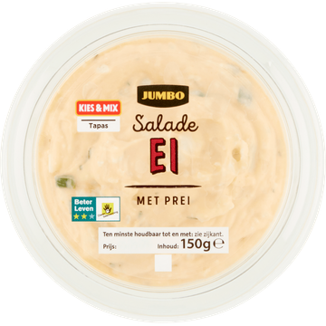 Jumbo Salade Ei met Prei 150 g