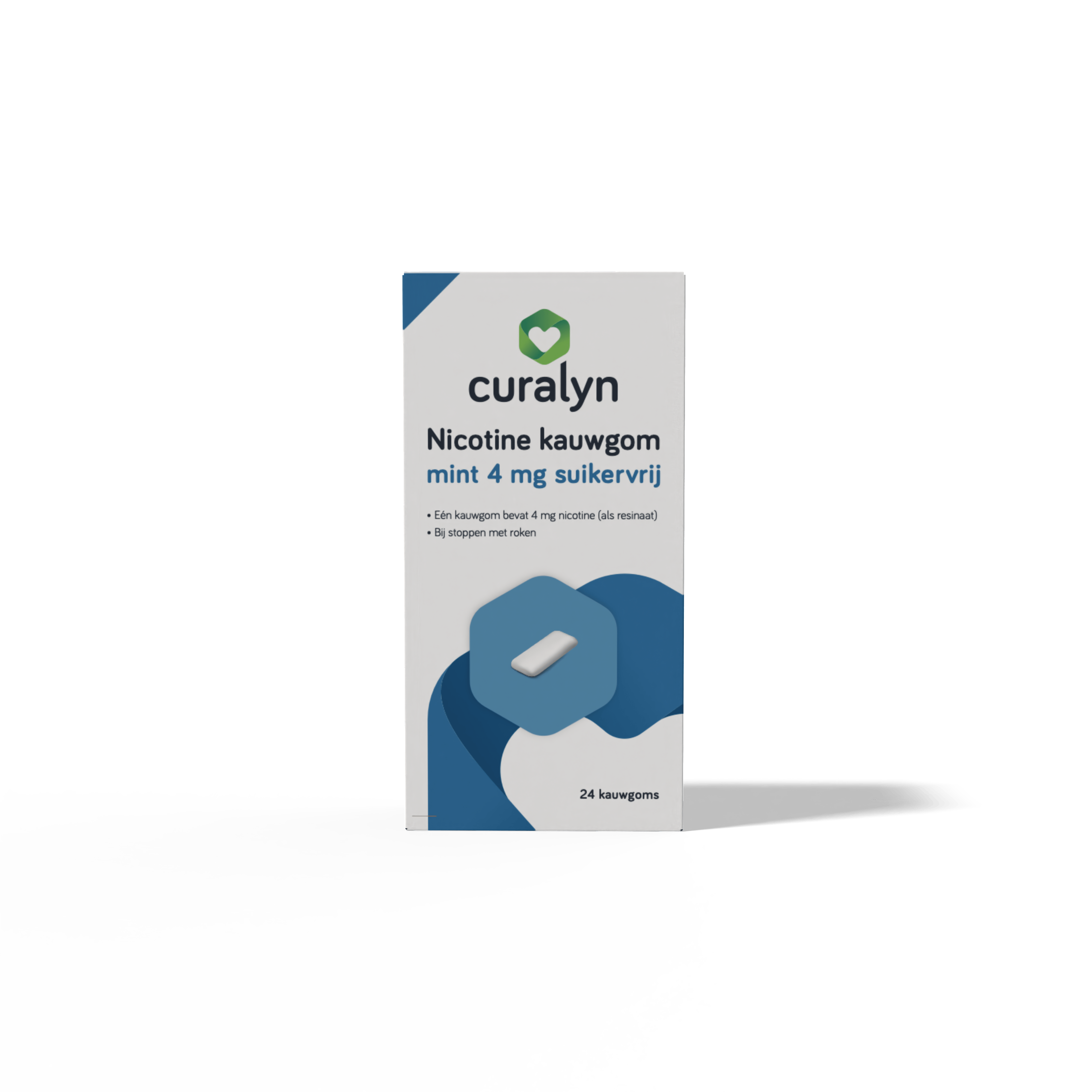 Curalyn Nicotine kauwgom 4mg mint