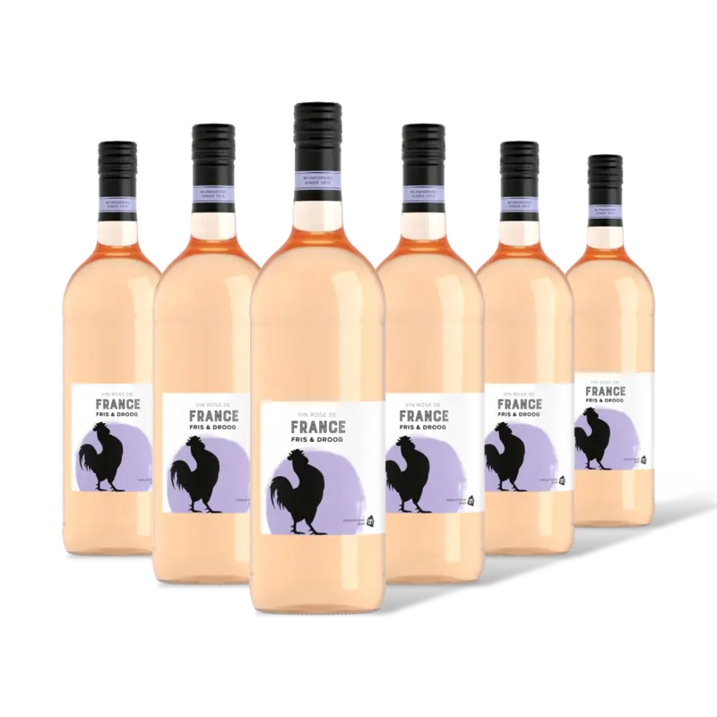 AH Fris & droge Franse rosé 6 flessen