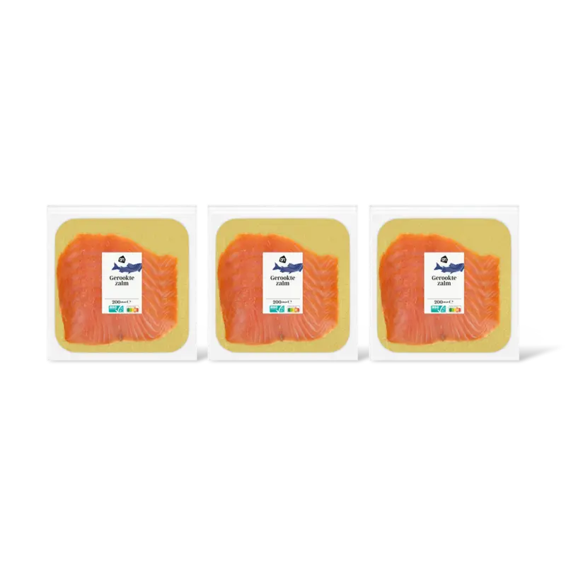 AH Gerookte zalm 3-pack