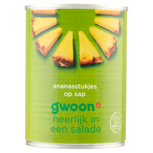 G'woon Ananasstukjes Sap