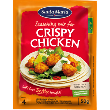 Santa Maria Crispy Chicken Kruidenmix Mild 50 g