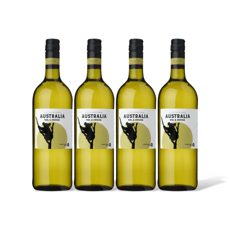 AH AH Australische witte wijn 4 flessen