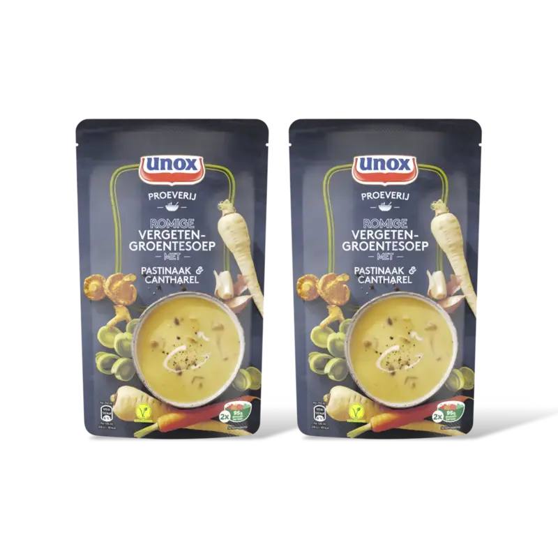 Unox Unox Romige vergeten groentesoep 2-pack
