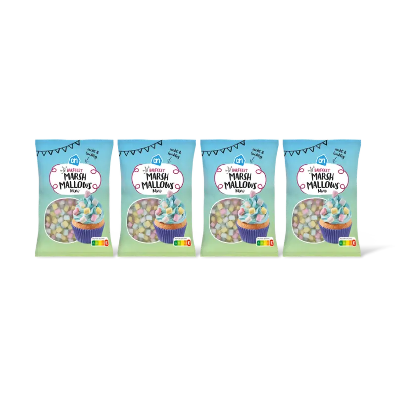 AH Bakfeest marshmallows mini 4-pack