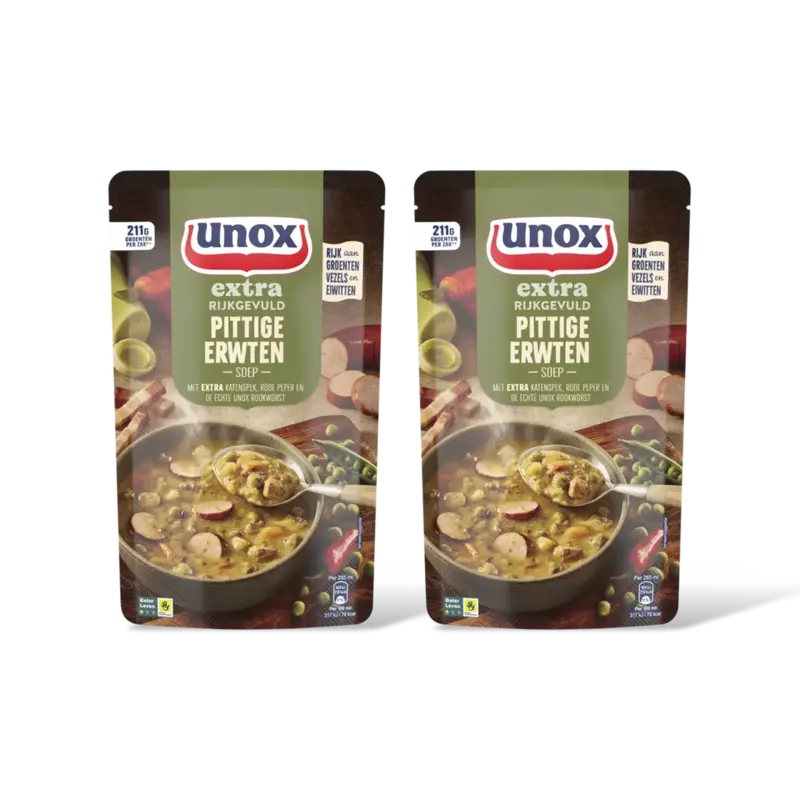 Unox Unox Pittige erwtensoep 2-pack
