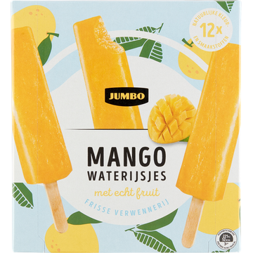 Jumbo Waterijsjes Mango 12 Stuks 600 ml