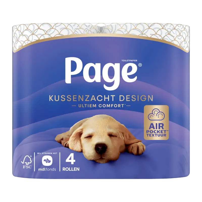 Page Toiletpapier kussenzacht design