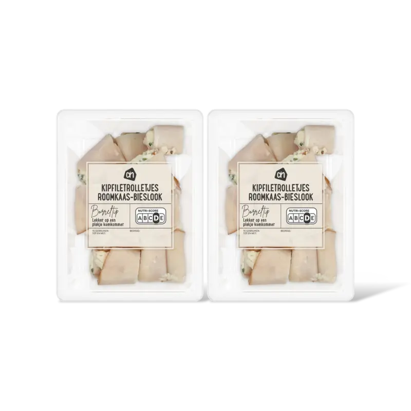AH Kipfiletrolletjes roomkaas-bieslook 2-pk