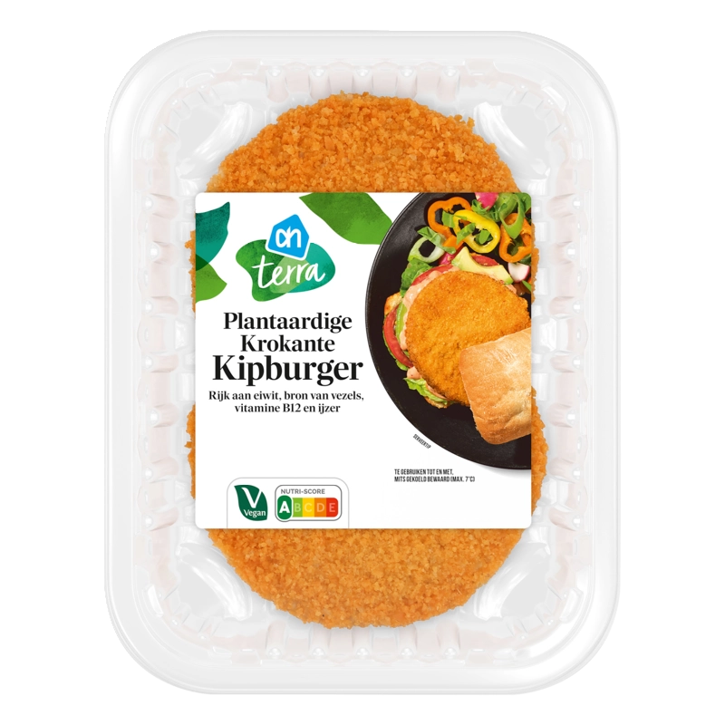 AH Terra Plantaardige krokante kipburger