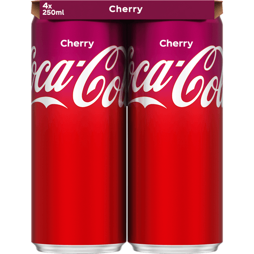 Coca-Cola Regular cherry 4x25 cl
