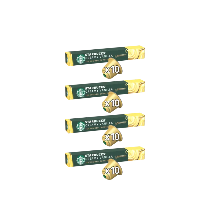 Starbucks Nespresso creamy vanilla capsules 4-pack
