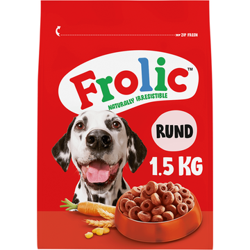 Frolic Hondenbrokken - Rund, Worteltjes & Granen - Hondenvoer - 1.5 kg