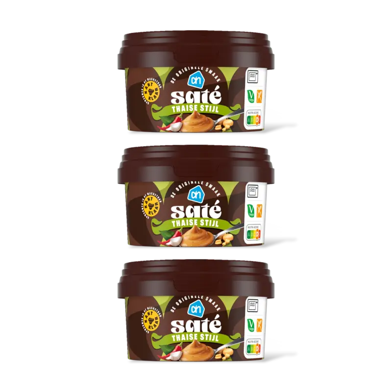 AH Satesaus Thaise stijl kant & klaar 3-pck
