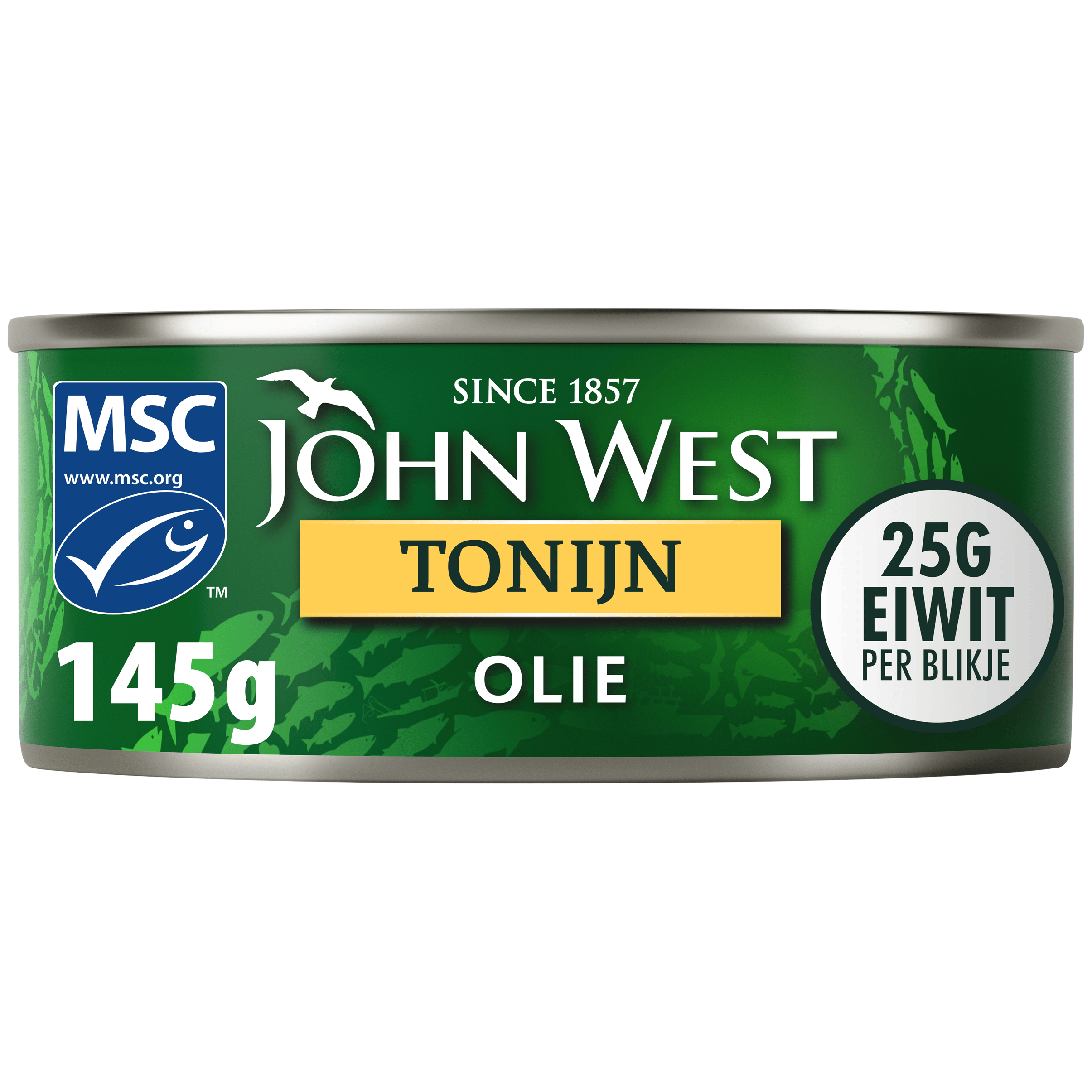 John West Tonijnstukken in zonnebloemolie MSC