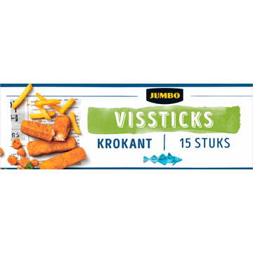 Jumbo Vissticks Krokant 15 Stuks