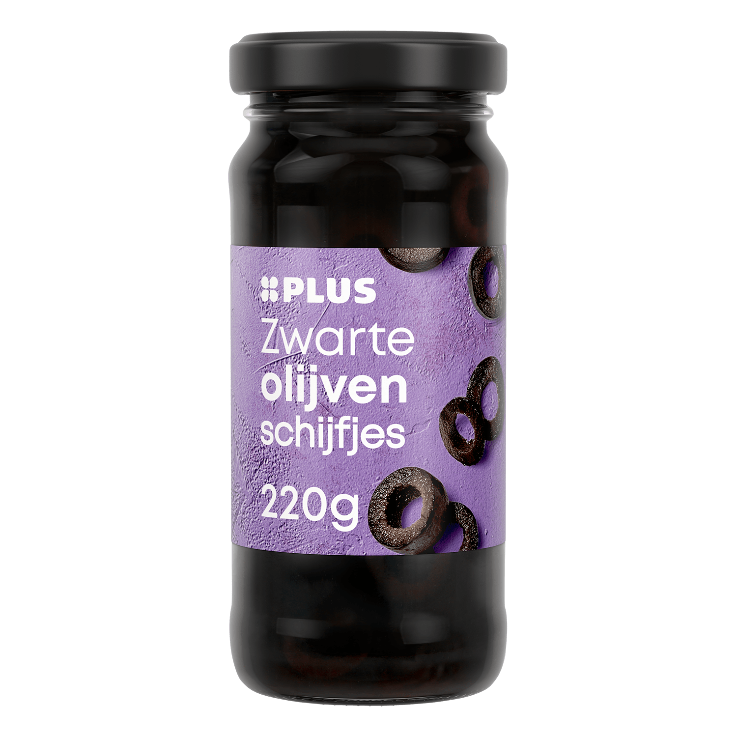 PLUS Zwarte olijven schijfjes