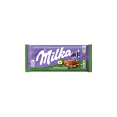 Milka tablet gebroken noot