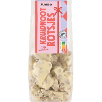 Jumbo Kruidnootrotsjes Witte Chocolade 150 g