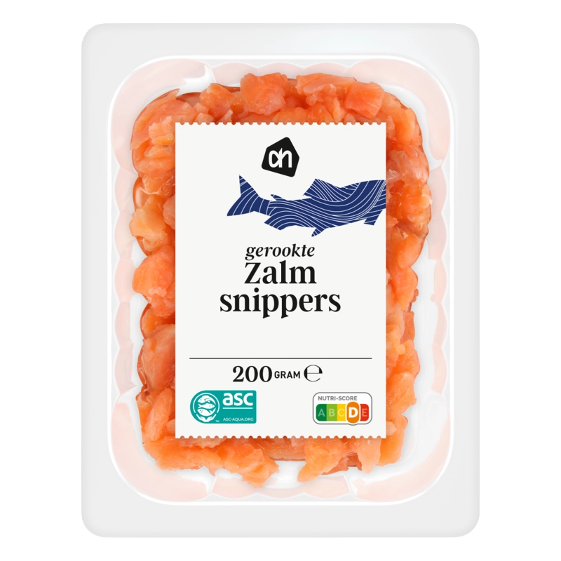 AH Gerookte zalmsnippers