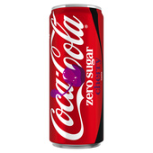 Coca Cola zero cherry blik 250 ml