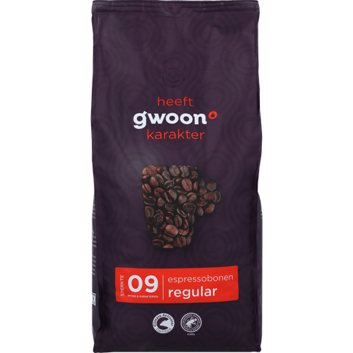 G'woon Koffiebonen regular espresso