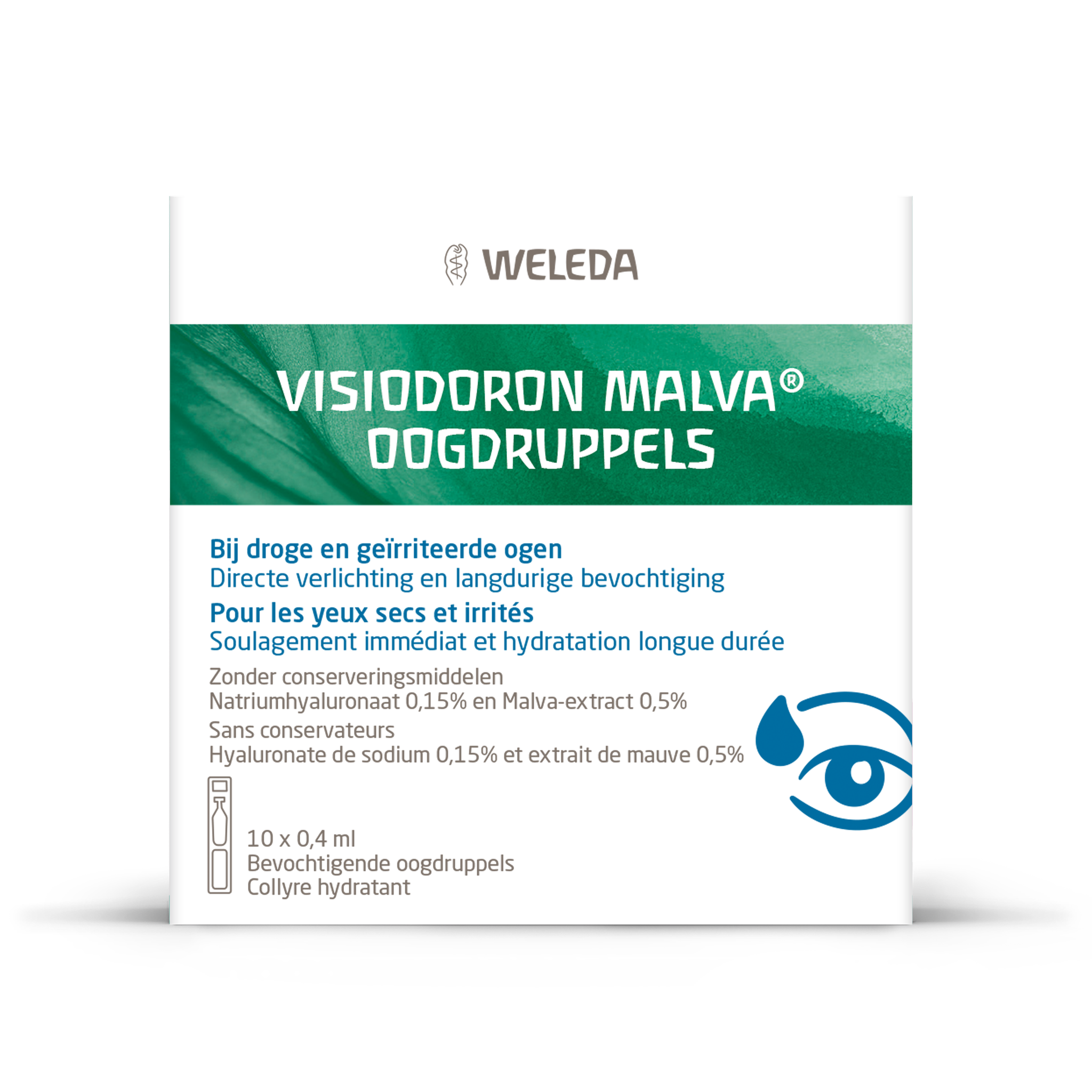 WELEDA Visiodoron Malva Oogdruppels Ampullen 0,4 ML