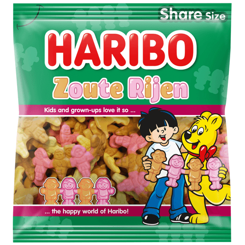 Haribo Zoute rijen