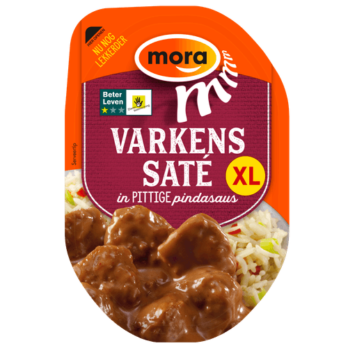 Mora Varkenssaté pittig XL