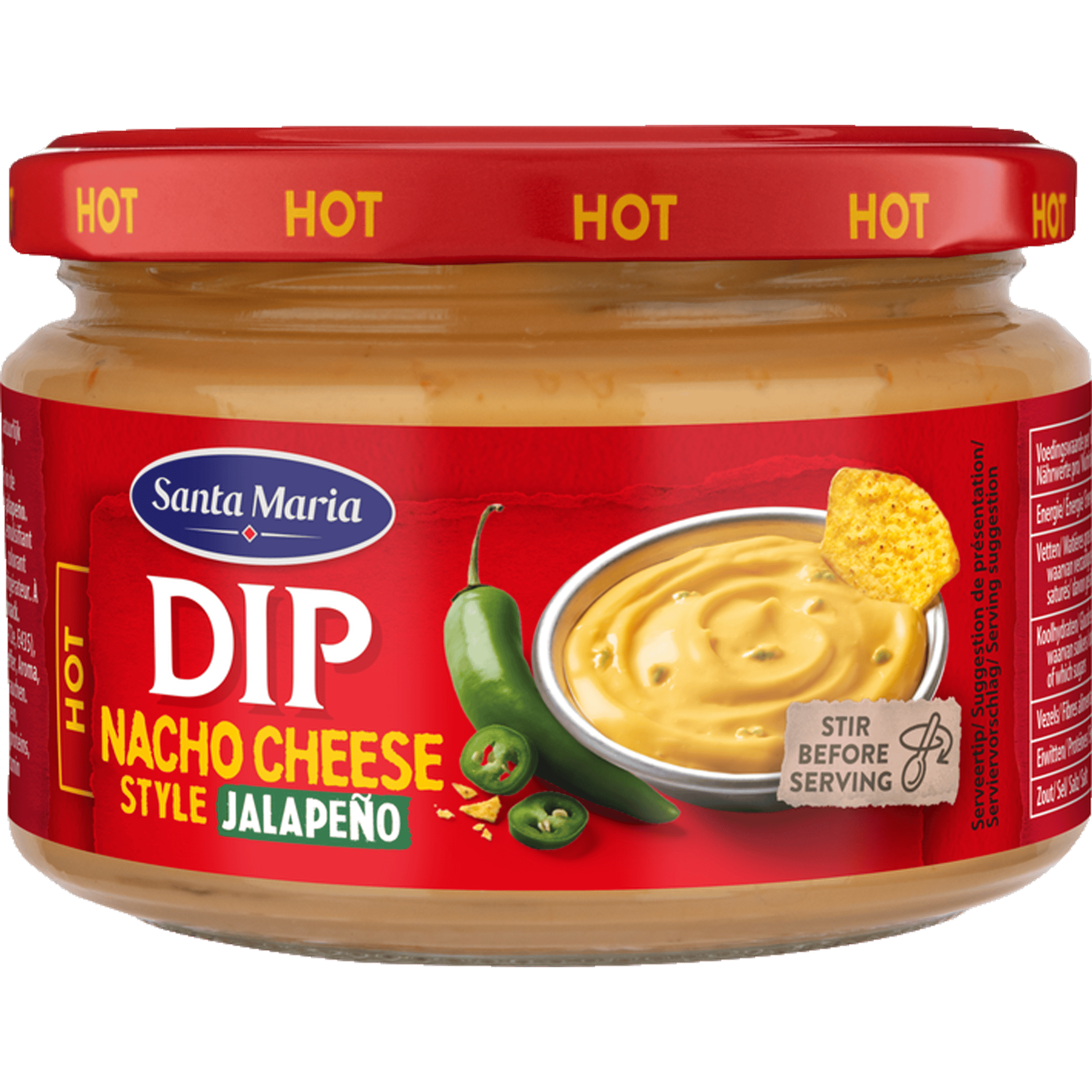 Santa Maria Dip Nacho Cheese style jalapeno