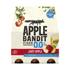 Apple Bandit 0% Apple Cider 6x300ml Fles
