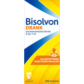 Bisolvon hoestdrank vastzittende hoest