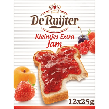 De Ruijter Kleintjes Extra Jam 12 x 25 g