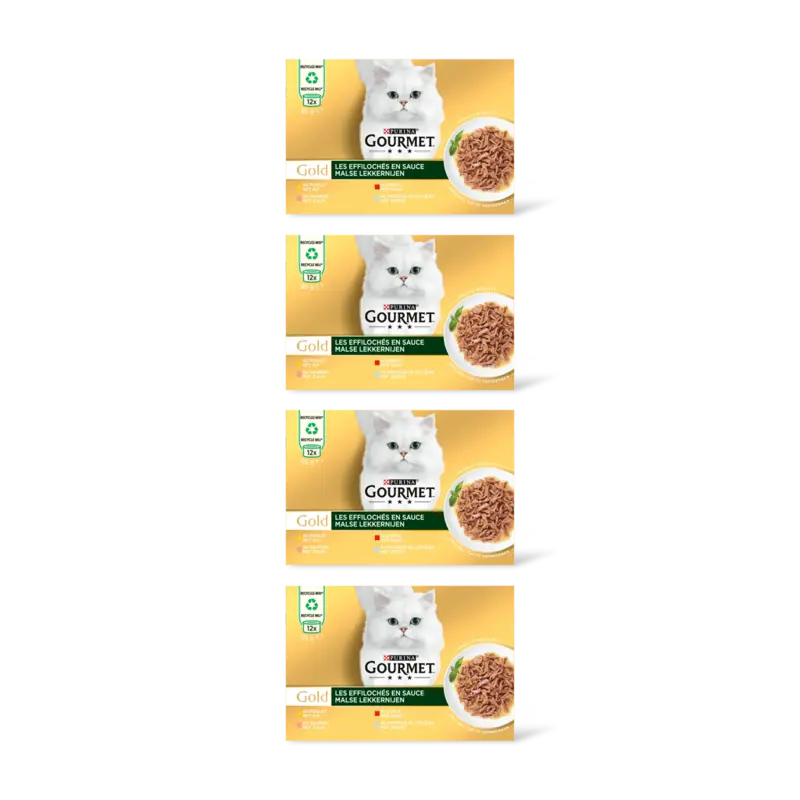 Gourmet Gold malse lekkernijen kip zalm rund 4pk