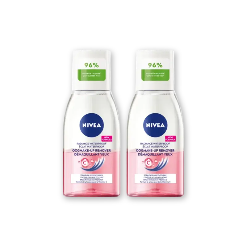 NIVEA Oogmakeup remover met vitamine C 2-pack