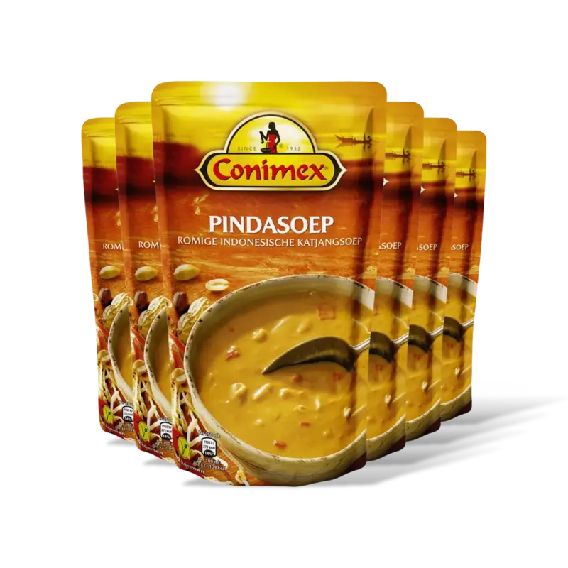 Conimex Romige indonesische pindasoep 6-pack