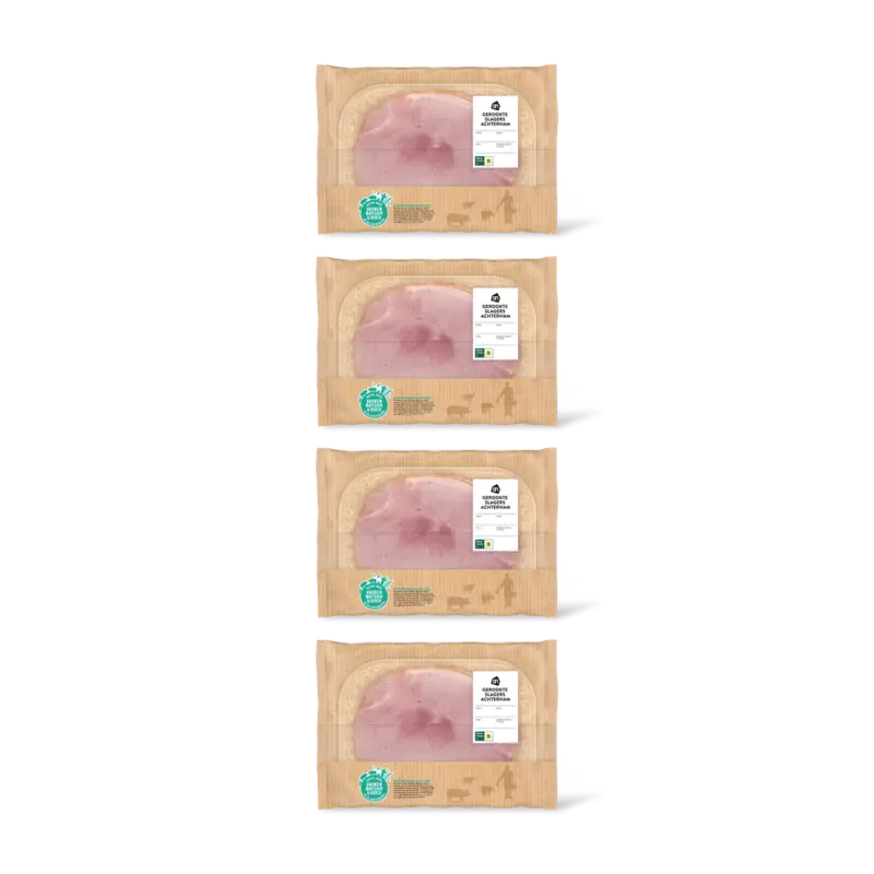 AH Gerookte slagersachterham 4-pack