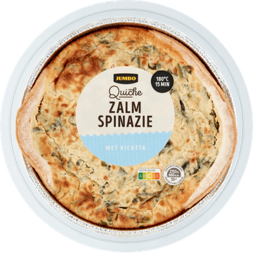 Jumbo Quiche Zalm Spinazie 300 g