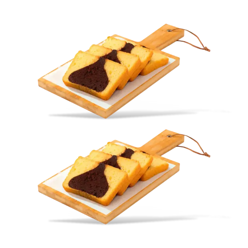 AH Roomboter cakeplakjes marmer 2-pack