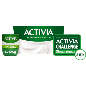 Activia Yoghurt Naturel 4 x 125 g