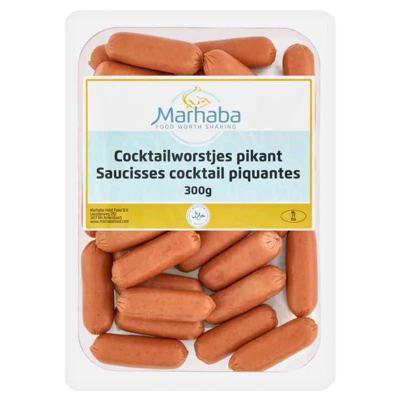 Marhaba Cocktailworstjes pikant
