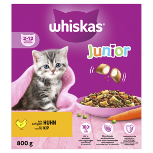 Whiskas Brokjes Junior Kip
