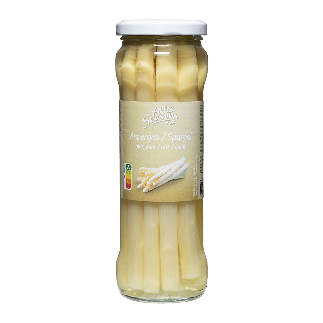 Witte asperges