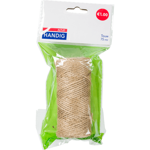 Altijd handig Touw natuur 75 meter