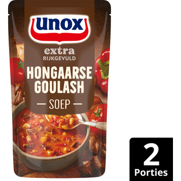 Unox Extra Rijkgevuld Soep In Zak Hongaarse Goulash 570 ml