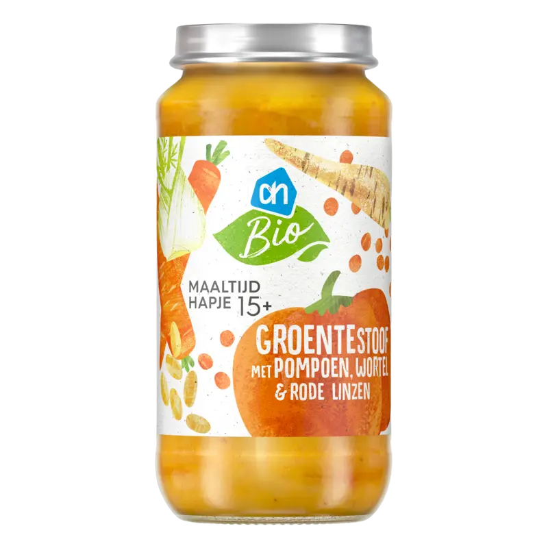 AH Biologisch Maaltijdhapje groentestoof pompoen 15+