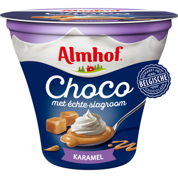 Almhof Choco met slagroom Karamel 180 g