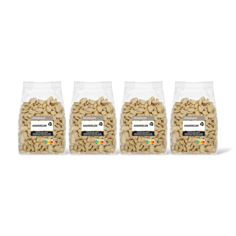 AH Amandelen ongebrand 4-pack