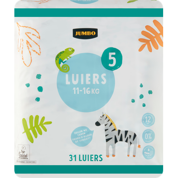 Jumbo Luiers Maat 5 11-16 kg 31 Stuks