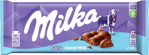 Milka Chocoladereep bubbly